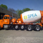 SPEA ready mix themed truck