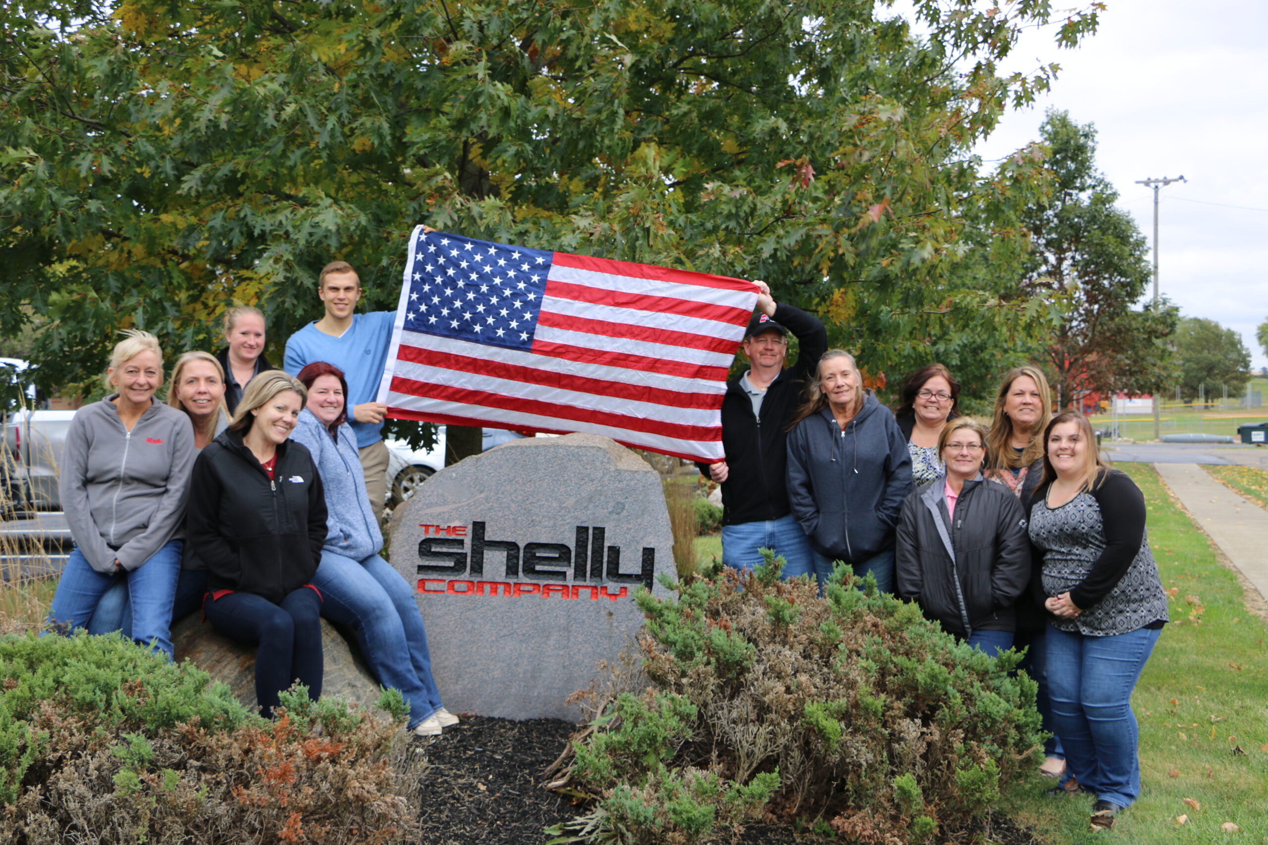 New Thornville Main Office Flag The Shelly Company